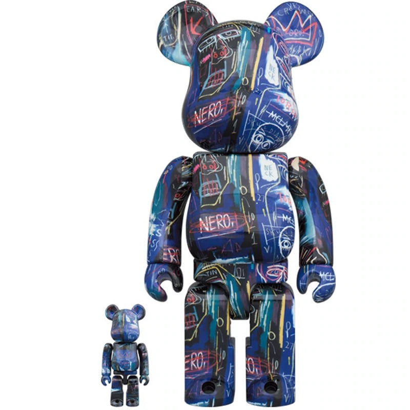 BE@RBRICK JEAN-MICHEL BASQUIAT #7 100% & 400％ SET