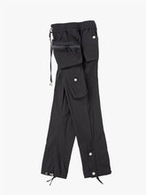 NYLON TECH SNAP-BUTTON PANTS