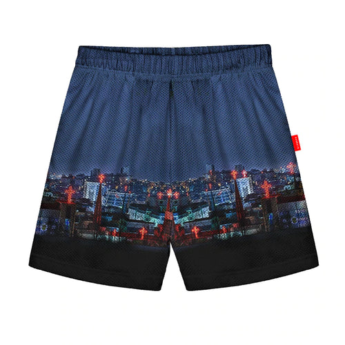 Neon Seoul Mesh Shorts