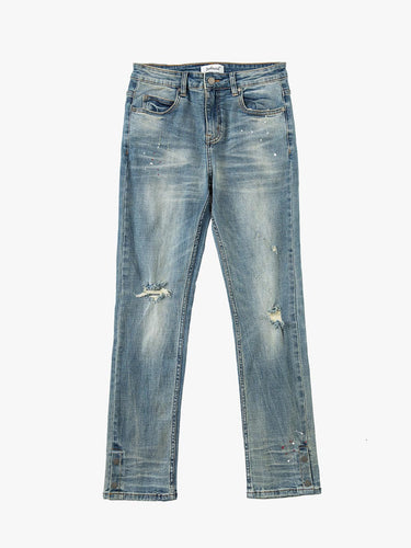 Distressed Denim Jeans